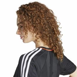 Camiseta de Manga Corta Mujer Adidas Tiro Cut Negro