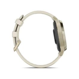 Garmin Lily 2 Active - Smartwatch Deportivo Femenino con GPS, Pantalla Táctil, Beige Lunar Gold, 38 mm, Correa de Silicona
