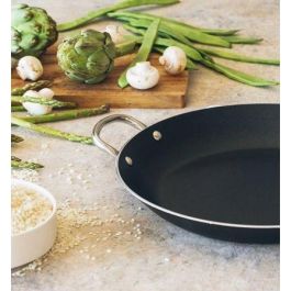 Paellera Monix M371634 Negro Acero Inoxidable