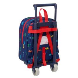 Safta 232+carro 805 Mochila con Carro PJ Masks "Ready" 22x27x10 cm - Ideal Niños +3 Años