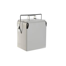 DKD Home Decor Nevera Portátil Blanca de Metal y PVC 17 Litros para Terraza y Jardín 24x43x32 cm Precio: 52.78999979. SKU: B1GFCPD9WC