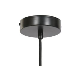 DKD Home Decor Lámpara de Techo Balinesa de Conchas Blancas E27 - Hecha a Mano 40 x 70 x 40 cm