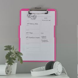Leitz Portanotas WOW de Poliestireno Rígido, Sujeta Papeles, Tamaño Din A4, Color Fucsia Precio: 8.49999953. SKU: B1JLMHRTRJ