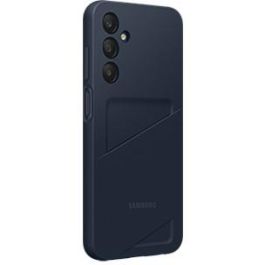 Samsung EF-OA256TBEGWW Funda con Ranura para Tarjetas para Galaxy A25 5G, Carcasa Protectora Anti-rayones, Azul Negro