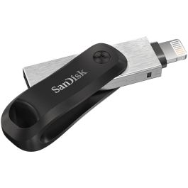 Sandisk SDIX60N-064G-GN6NN Pendrive 64GB iXpand Go USB 3.0 para iPhone, Libera espacio y Copia de seguridad de fotos