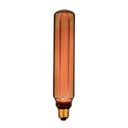 Fbright T60 Bombilla LED Decorativa Tubular E27 4W 200LM 1800K Luz Cálida Ámbar Vintage Cristal Ø60x300mm Precio: 17.69000035. SKU: B1HK99TRQK