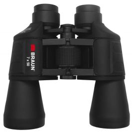 Braun 20123 Binocular 7x50 BK-7 Porro Negro - 7 aumentos, 50mm objetivo, 130m campo de visión a 1000m, compatible con trípode Precio: 62.50000053. SKU: B1DCDBMBYD