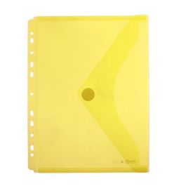 Dosier Sobre Office Box Pp Velcro A4 Multitaladro Amarillo (Set de 10) Precio: 10.69000031. SKU: BIX35353
