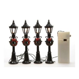 Farolas para escenas navideñas set de 4 ø2,5x12cm 4 leds Precio: 8.88999947. SKU: B1F6M3KFF2