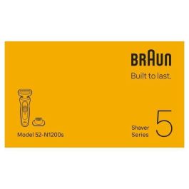 Braun Afeitadora Eléctrica Serie 5 BRA8700216645522 Negra - 50 min Autonomía - Carga Rápida 5 min