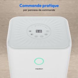 Medion AAAPJ07913 Deshumidificador 12L/día con Tanque de 2L