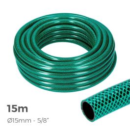 Edm Manguera de Jardín Basic 15 m (5/8" 15 mm) Flexible PVC Verde 3 Capas Anti-Algas 20 bar Precio: 14.49999991. SKU: S7901796