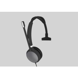 Yealink UH36 Auriculares USB con Cable para Comunicaciones Unificadas UC, Micrófono con Cancelación de Ruido, Jack 3.5mm, Cómodos
