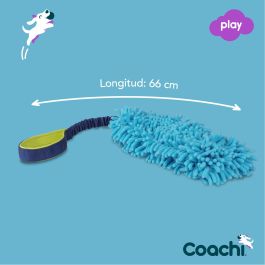 Coachi Tuggi Hide Juguete Adiestramiento Interactivo para Perros y Cachorros con Bolsillo, Asa Neopreno, Ayuda a No Morder - Azul-Lima-Azul Claro