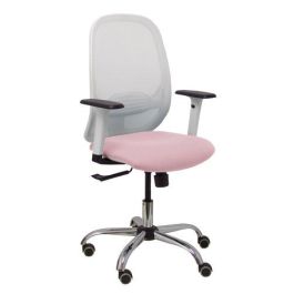 Silla Piqueras Y Crespo Cilanco Blanca Uso Intensivo Brazos Regulables Mecanismo Sincro Con Regulador De Tension Refuerzo Lumbar Regulable Base Cromada Ruedas Parquet Respaldo De Malla Blanca Y Asiento Tapizado Bali Rosa Precio: 312.59000003. SKU: B1K6P8XGM4