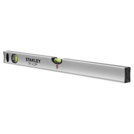 Stanley Nivel Magnético Tubular Classic 60cm Aluminio Resistente, Cantos Engomados, Burbuja Magnificada, Precisión +/- 0.5mm/m