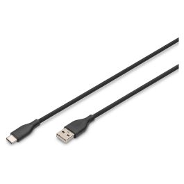 DIGITUS Cable USB 2.0 de Silicona Tipo C a USB A, 0.5m, Negro Precio: 21.49999995. SKU: B19GYF6J4J