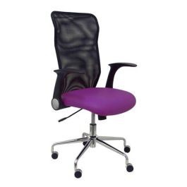 Silla Piqueras Y Crespo Minaya Brazos Retractiles Mecanismo Basculante Ergonomica Respaldo Malla Transpirable Negra Asiento Tapizado Similpiel Morado Precio: 243.49999949. SKU: S5703677