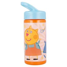Botella de Agua Peppa Pig Having fun Rosa PVC 410 ml