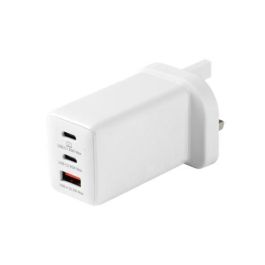 eSTUFF Home Charger USB-C PD 67W GaN UK Plug - White - 100% Recycled Plastic Precio: 27.89999971. SKU: B1HRB6FBDD