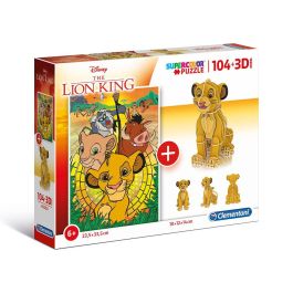 SuperColor, El Rey León 3D, Rompecabezas, Unisex, 6+ años, 104 uds Precio: 16.89999982. SKU: B17DD2QDWD