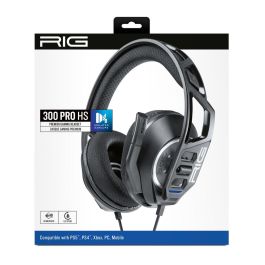 Auriculares con Micrófono Gaming Rig Gaming RIG300PROHS Negro
