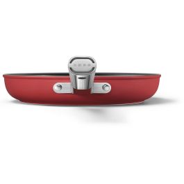 Smeg CKFF2801RDM Sartén Bratpfanne de 28 cm, Color Rojo