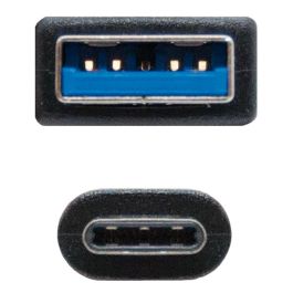 Cable USB 3.1 Nanocable 10.01.4001/ USB Tipo-C Macho - USB Macho/ 1m/ Negro Cable USB 3.1 Nanocable 10.01.4001/ USB Tipo-C Macho - USB Macho/ 1m/ Negro
