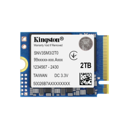 Kingston SNV3SM3/2T0 Unidad de Estado Sólido SSD NV3 2TB M.2 2230 NVMe PCIe 4.0 6000/5000MB/s para Portátiles y Consolas Precio: 168.68999983. SKU: B17J6FHDD2