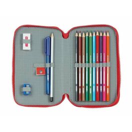 Plumier Doble Atlético Madrid Rojo Azul marino (28 piezas) Plumier Doble Atlético Madrid Rojo Azul marino (28 piezas)