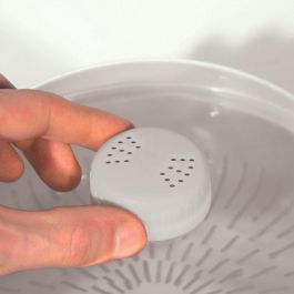 Cook Concept Recipiente para Cocinar al Vapor en Microondas con Tapa Regulable y Depósito de Agua, 25x21.5x12 cm