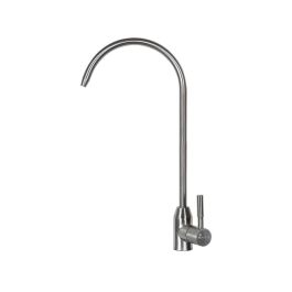 Verhal Grifo osmosis 1 agua, plateado cepillado, cuerpo de inox, caño giratorio, incluye kit conexión osmosis Verhal Grifo osmosis 1 agua, plateado cepillado, cuerpo de inox, caño giratorio, incluye kit conexión osmosis