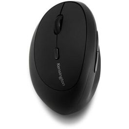 Kensington Ratón Pro Fit Ergonómico Vertical Inalámbrico para Zurdos, 6 Botones, 800-1200-1600 DPI, Negro