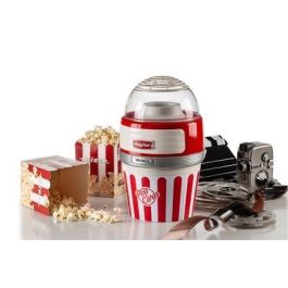 Ariete 2957 Máquina de Palomitas Party Time Big Popper Roja, Diseño Retro Años 50, Aperitivo Natural