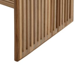 S/3 Mesa Auxiliar Natural Madera de Teca 65 X 30 X 66 cm