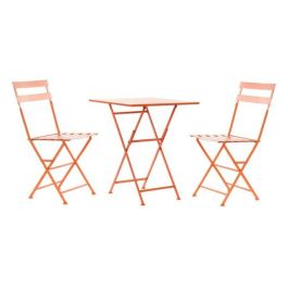 Conjunto de Mesa con 2 Sillas DKD Home Decor MB-177412 Coral 60 x 60 x 75 cm (3 pcs) Precio: 118.49999964. SKU: S3012885