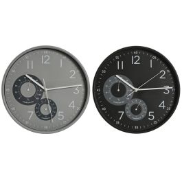 Reloj Pared Loft DKD Home Decor Negro Gris 4.7 x 30 x 30 cm (2 Unidades) Precio: 28.90000058. SKU: B1JCQ6ZVLP