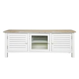 Mueble de TV DKD Home Decor Abeto Blanco Madera MDF 120 x 40 x 45 cm