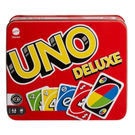 Mattel Games UNO Deluxe Juego de Cartas para 7 años y más Precio: 31.69000043. SKU: S7124100