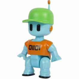 Bandai BAN3701405828417 Figura articulada Stumble Guys Robot Guy 11 cm con pegatinas
