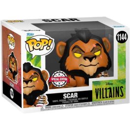 FUNKO Figura POP Disney Villains El Rey León Scar Exclusive Precio: 22.94999982. SKU: B1H82447BT