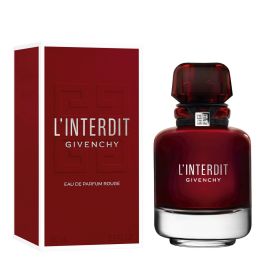 Givenchy L'Interdit Rouge Eau de Parfum Mujer 80 ml Vaporizador. Perfume floral especiado, nardo y jazmín para intensidad sensual.