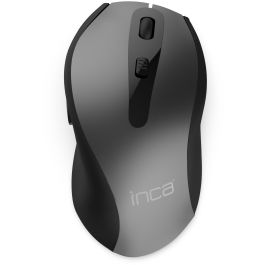 INCA IWM-505 Ratón Ergonómico Inalámbrico Láser 1600 DPI para Ordenador SW retail