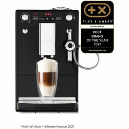 Melitta E957-101 Cafetera Espresso Automática Caffeo Solo & Perfect Molinillo Integrado Cappuccinatore 15 Bares 1400W Negra