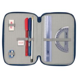 Safta Plumier Escolar Triple Cremallera 37 Piezas Spider Man 195x125x55 mm