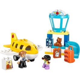 Lego Duplo Town Set de Construcción 'Primera Vez en el Aeropuerto', Juguete Educativo de Bloques para Niños y Niñas de 2+ Años