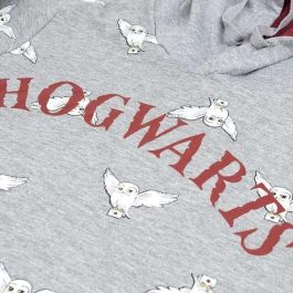 Sudadera con Capucha Niño Harry Potter Gris 12 Años
