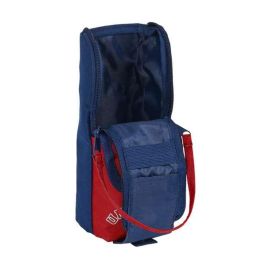 Estuche Escolar Safta University Rojo Azul marino (6 x 21 x 6 cm)