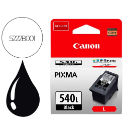 CANON Cartucho PG540L negro 11ml 300p. caja carton para MG2150 MG3550 Precio: 26.49999946. SKU: S8425403