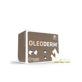 Oleoderm Suplemento Control Alteraciones Cutáneas con EPA DHA GLA Zinc Vitaminas para Perros y Gatos 60 Cápsulas Precio: 26.6899996. SKU: B1EKDW5GVF
